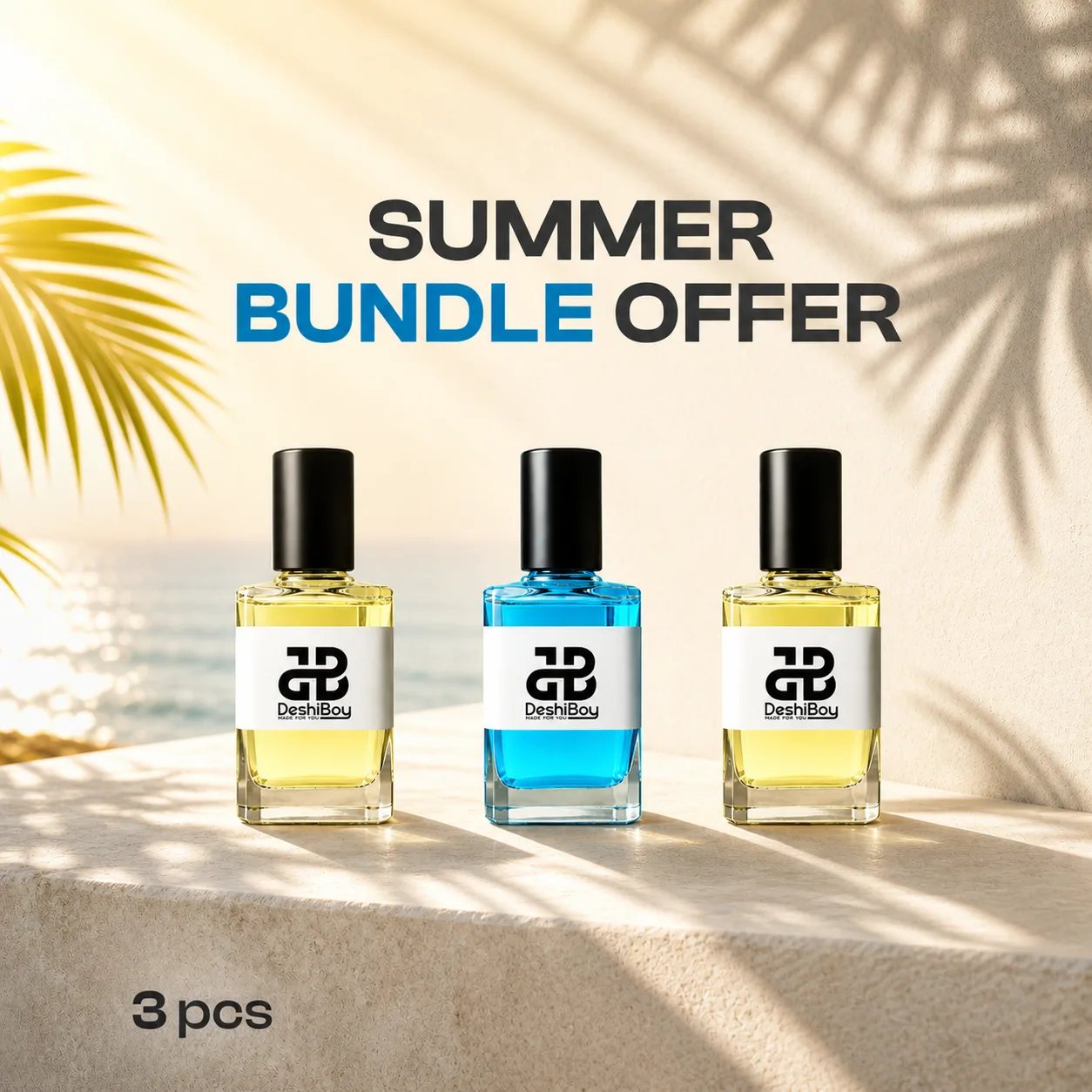 Ultimate 3 PCS Summer Perfume Oil Bundle For Men